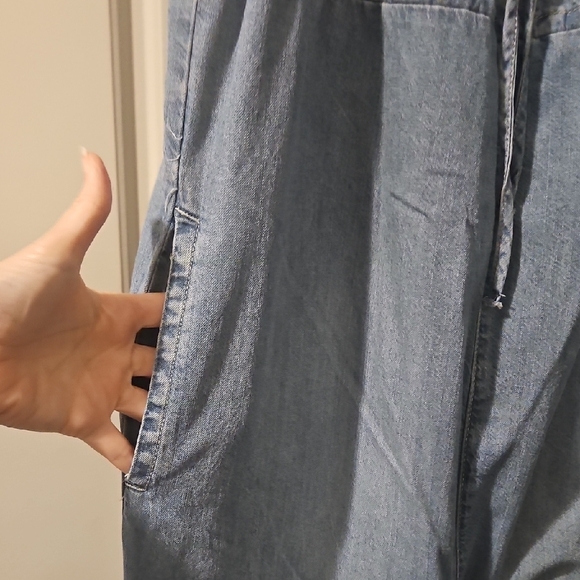 We The Free Blue Wide Leg Jumpsuit - Picture 3 of 8